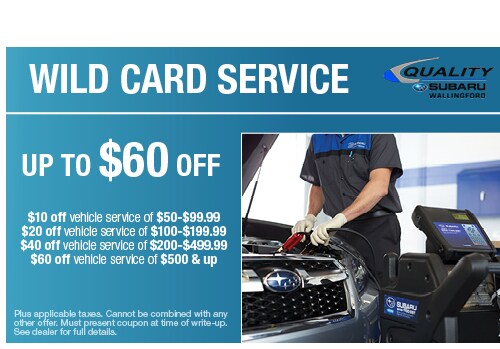 Subaru coupons for service